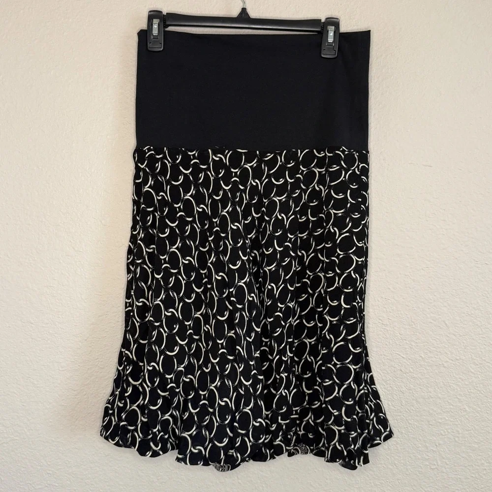 Y2K Womens Medium Fold‎ Over Bubble Skirt Fairy Grunge Whimsigoth Twee Feminine